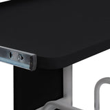Computer Desk Black 110x52x88.5 cm Engineered Wood - Top-Down View
