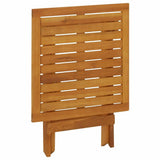 Outdoor Deck Chairs with Footrests and Table Solid Wood Acacia - Low Angle