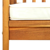 Garden Dining Chairs 8 pcs with Cushions Solid Wood Acacia