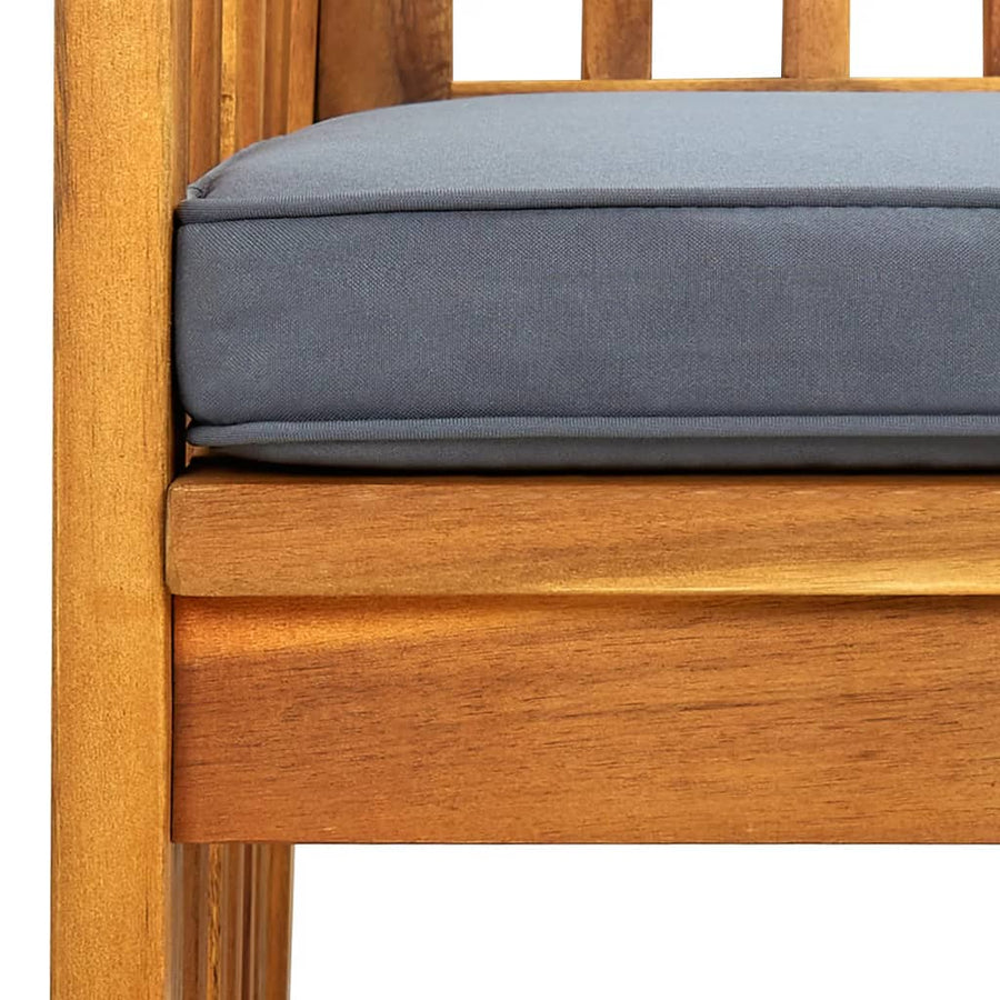 Garden Dining Chairs 6 pcs with Cushions Solid Wood Acacia