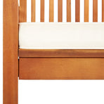 Garden Dining Chairs with Cushions 8 pcs Solid Wood Acacia