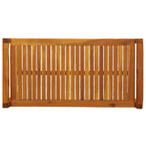 3 Piece Garden Lounge Set with Cushions Solid Wood Acacia - Rear View