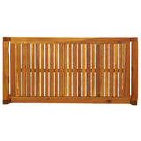 3 Piece Garden Lounge Set with Cushions Solid Wood Acacia - Rear View