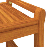 3 Piece Garden Lounge Set with Cushions Solid Wood Acacia - Close-Up Angle