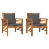 3 Piece Garden Lounge Set with Cushions Solid Wood Acacia