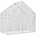 Aviary Silver 179x100x185 cm Aluminium
