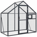 Aviary Anthracite 179x100x185 cm Aluminium - Front View