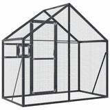 Aviary Anthracite 179x100x185 cm Aluminium - 45-Degree Angle