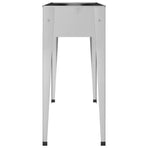 Garden Planter 100.5x40.5x90 cm Galvanised Steel