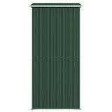 Garden Shed Green 192x108x223 cm Galvanised Steel