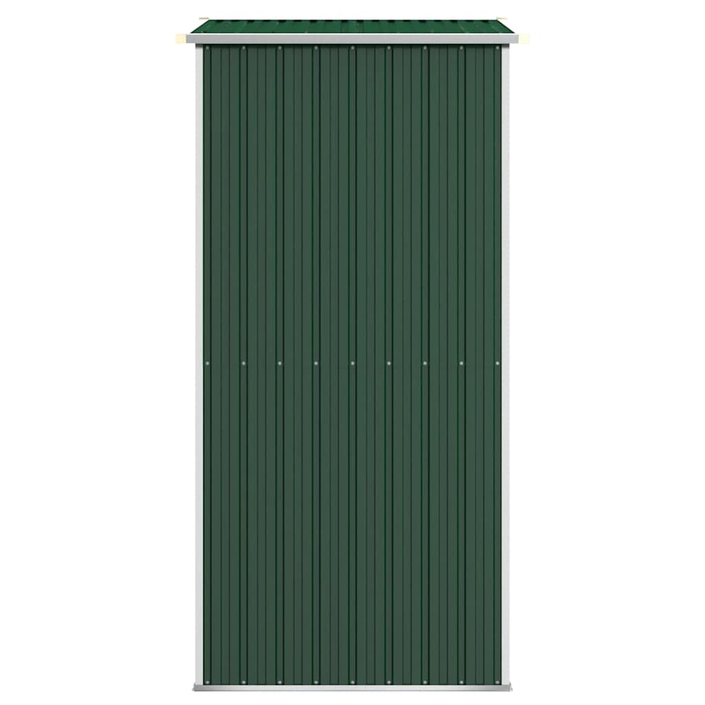 Garden Shed Green 192x108x223 cm Galvanised Steel