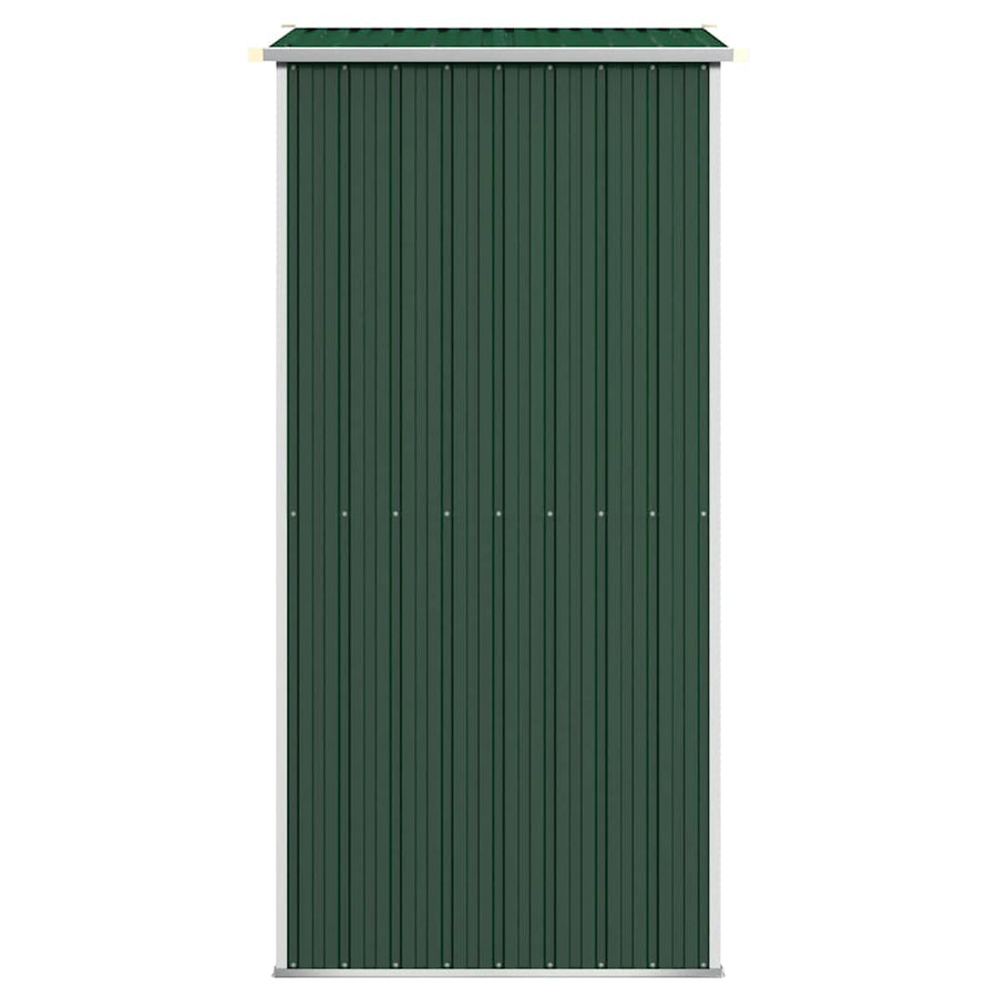 Garden Shed Green 192x108x223 cm Galvanised Steel
