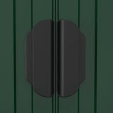 Garden Shed Green 192x108x223 cm Galvanised Steel