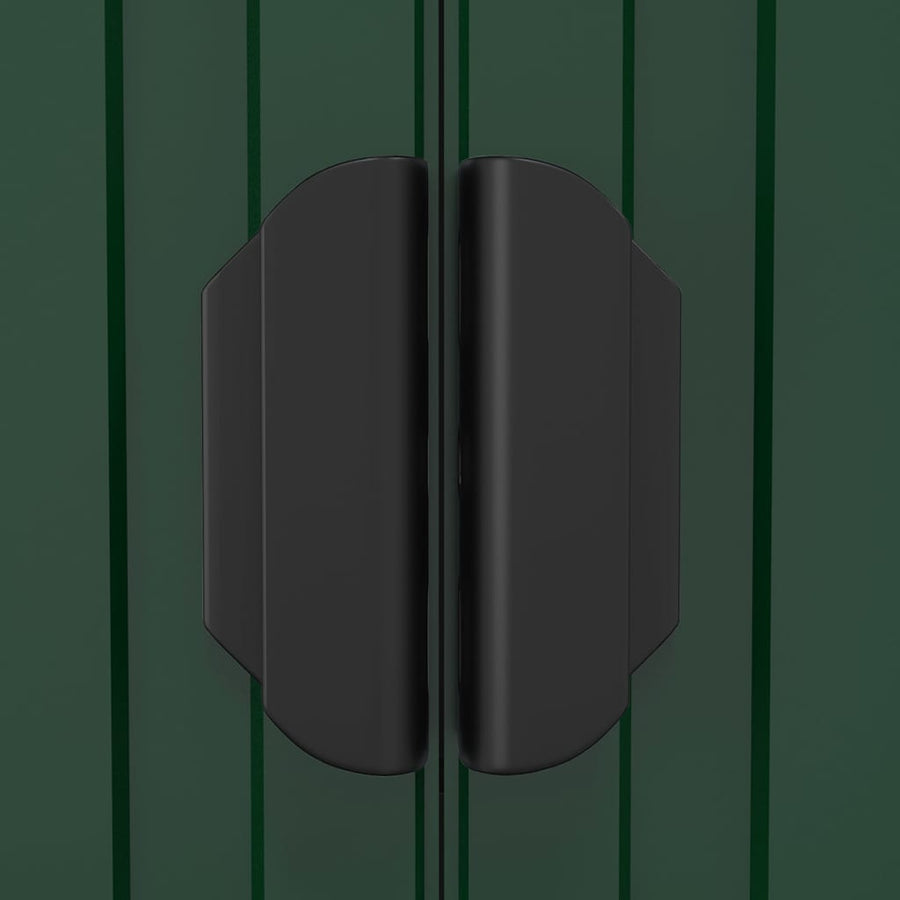 Garden Shed Green 192x108x223 cm Galvanised Steel