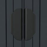 Garden Shed Anthracite 192x108x223 cm Galvanised Steel