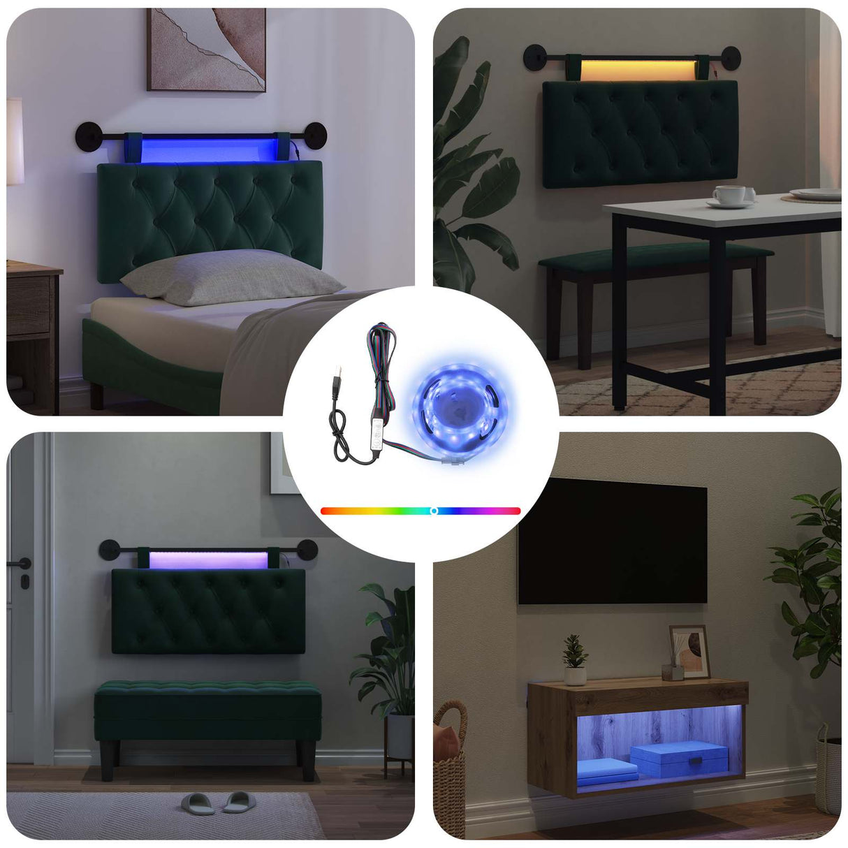 x1 55cm USB EDL strp light