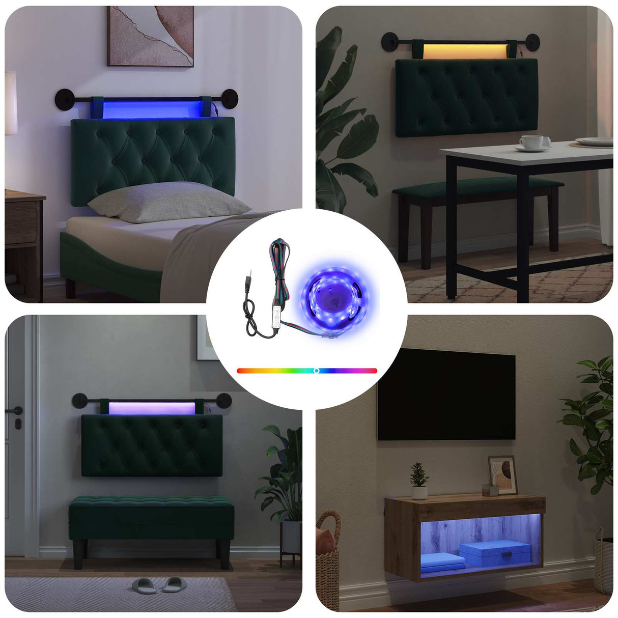 x2 55cm USB EDL strp light