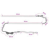 x2 55cm USB EDL strp light