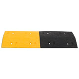 Speed Hump Yellow&Black 97x32.5x4 cm Rubber - Front View