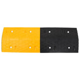 Speed Hump Yellow&Black 97x32.5x4 cm Rubber - Side View