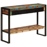 Console Table 110x30x76 cm Solid Wood Reclaimed - Extra Image