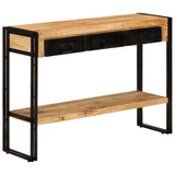 Console Table 110x30x76 cm Solid Wood Mango - Extra Image