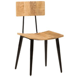 Dining Chairs 2 pcs 44x40x80 cm Solid Wood Mango - Extra Image