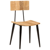 Dining Chairs 2 pcs 44x40x80 cm Solid Wood Mango