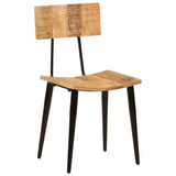 Dining Chairs 2 pcs 44x40x80 cm Solid Wood Mango - Extra Image