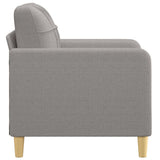 Sofa Chair Light Grey 60 cm Fabric