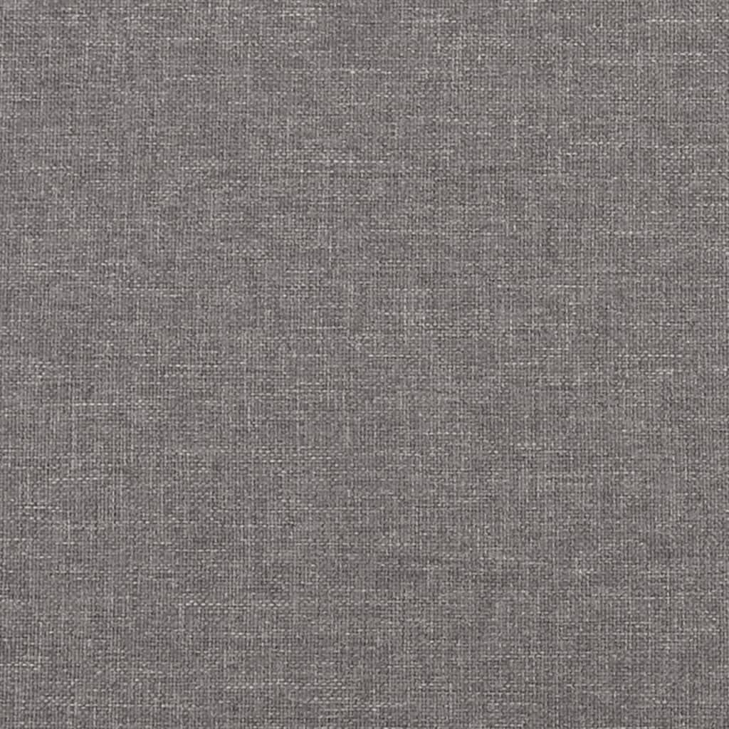 2-Seater Sofa Light Grey 140 cm Fabric