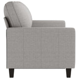 3-Seater Sofa Light Grey 180 cm Fabric - Top-Down View