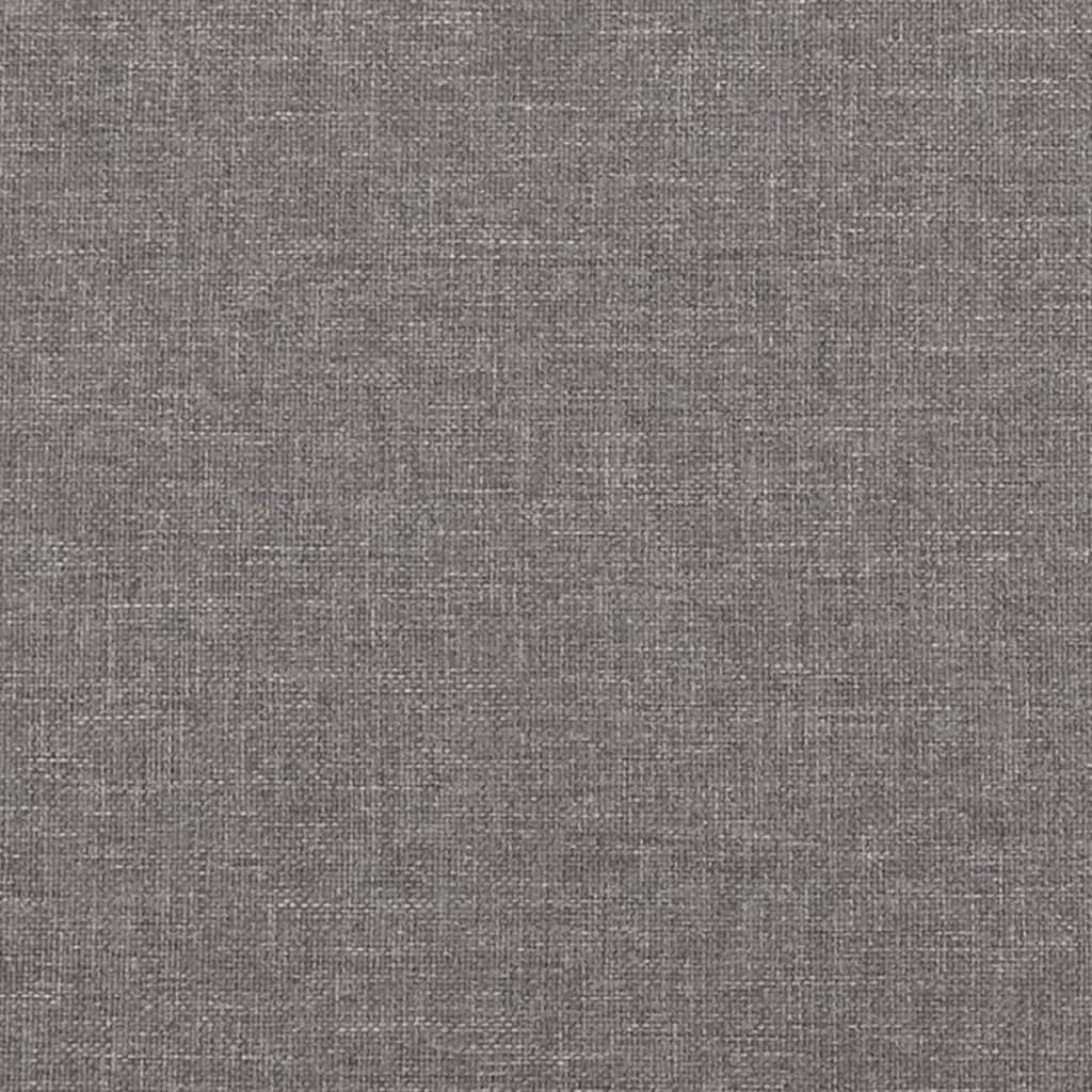 3-Seater Sofa Light Grey 180 cm Fabric
