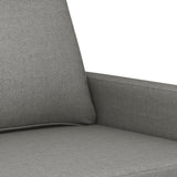 3-Seater Sofa Dark Grey 180 cm Fabric