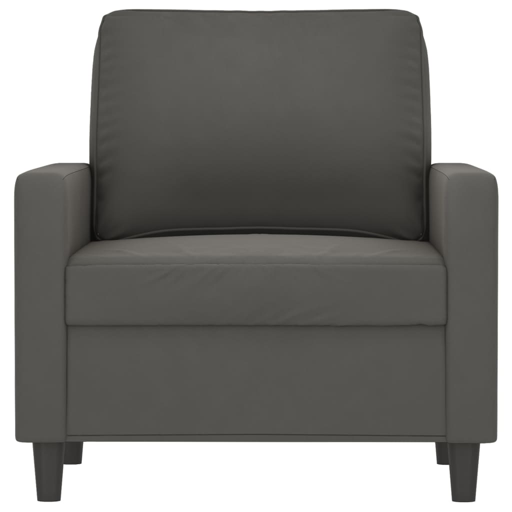 Sofa Chair Dark Grey 60 cm Velvet