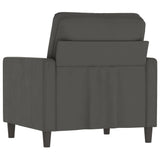 Sofa Chair Dark Grey 60 cm Velvet