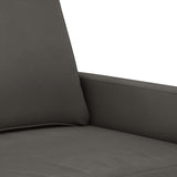 Sofa Chair Dark Grey 60 cm Velvet - Rear View