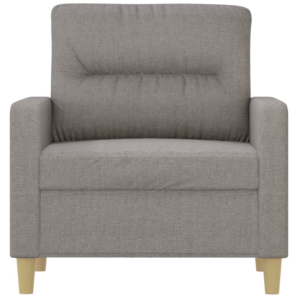 Sofa Chair Light Grey 60 cm Fabric