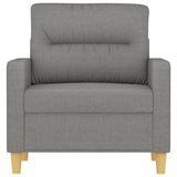 Sofa Chair Dark Grey 60 cm Fabric