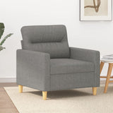 Sofa Chair Dark Grey 60 cm Fabric