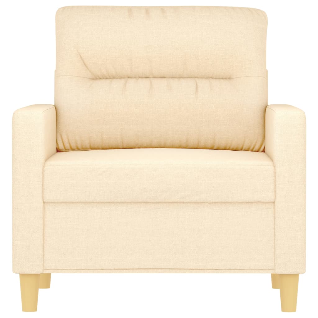 Sofa Chair Cream 60 cm Fabric