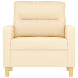 Sofa Chair Cream 60 cm Fabric