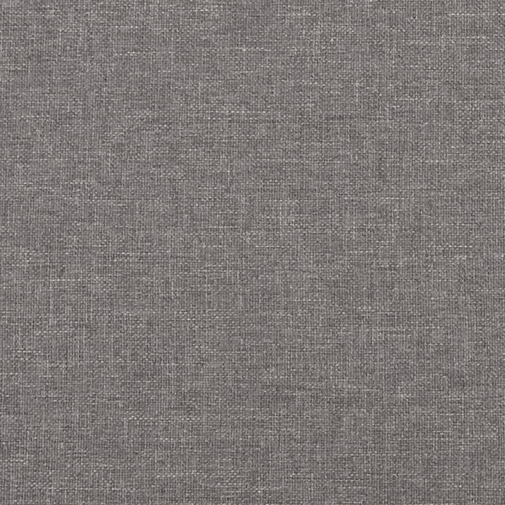 3-Seater Sofa Light Grey 210 cm Fabric