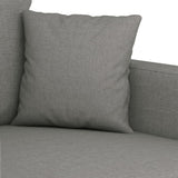 3-Seater Sofa Dark Grey 180 cm Fabric