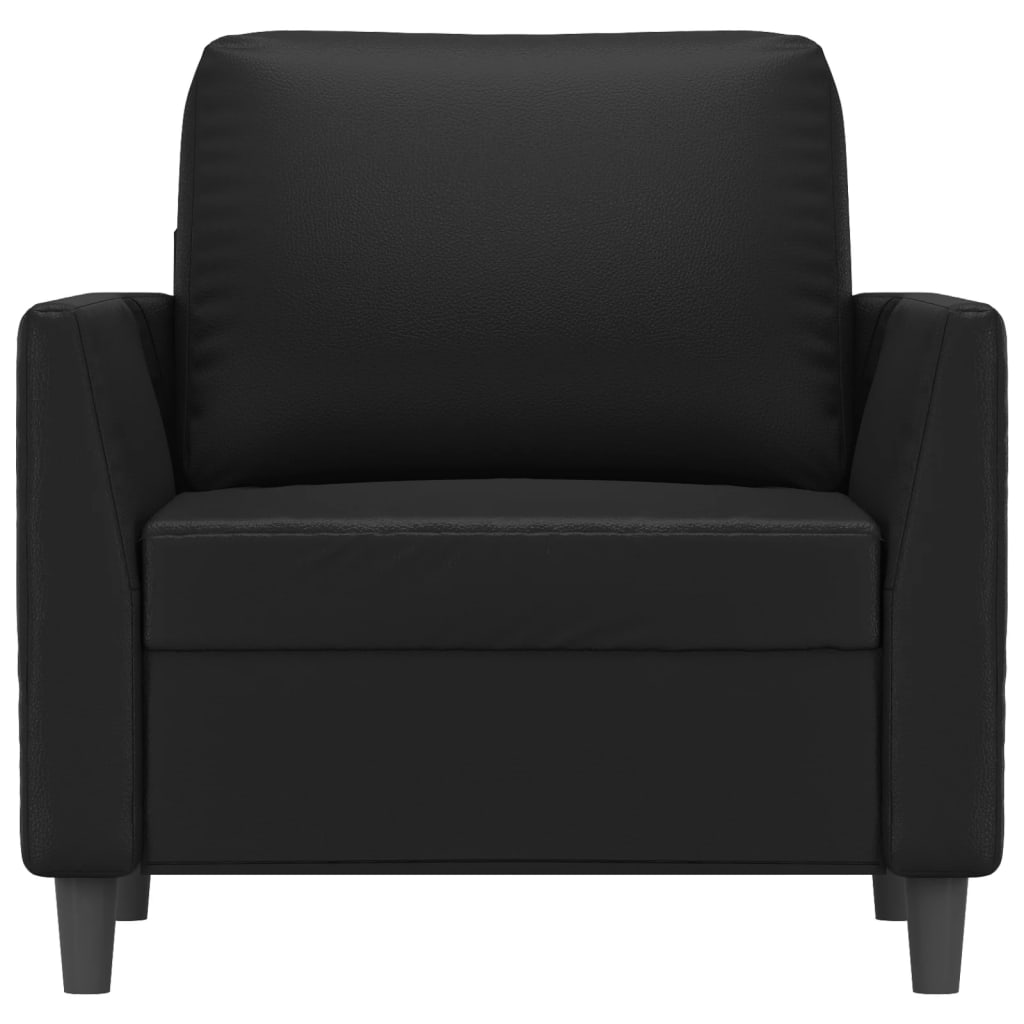 Sofa Chair Black 60 cm Faux Leather
