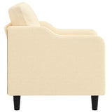 Sofa Chair Cream 60 cm Fabric