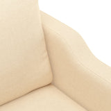 Sofa Chair Cream 60 cm Fabric
