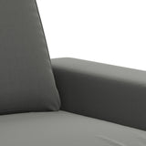 Sofa Chair Dark Grey 60 cm Microfibre Fabric