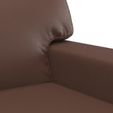 Sofa Chair Brown 60 cm Faux Leather