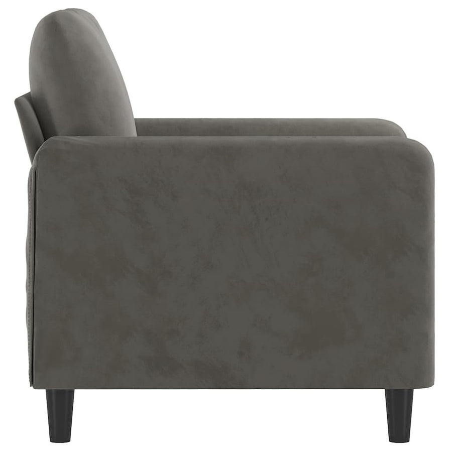 Sofa Chair Dark Grey 60 cm Velvet